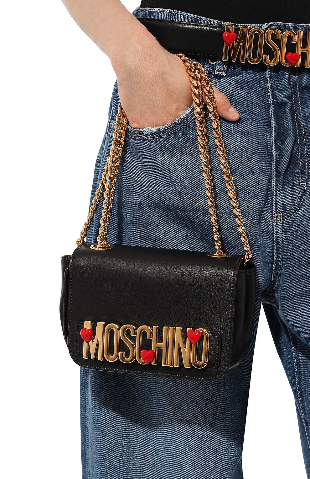 Сумка heart logo MOSCHINO, арт. A7323/8002, фото 2