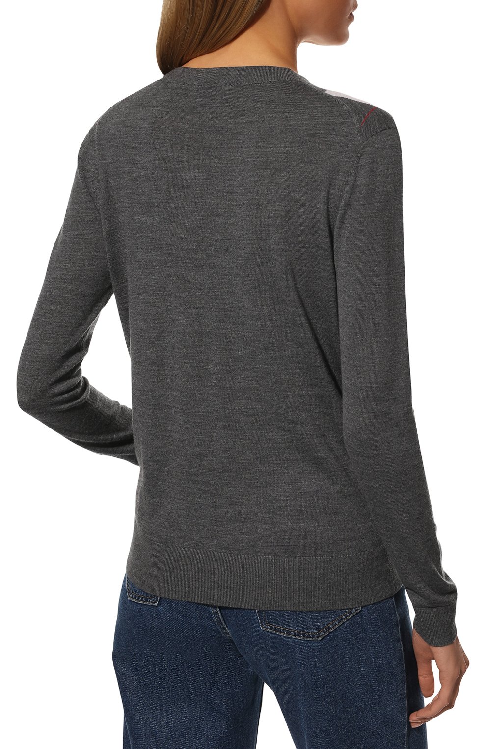 Пуловер из шерсти и шелка BURBERRY, арт. 8048437, фото 4