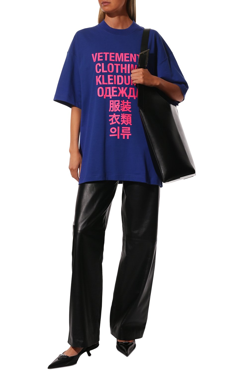Хлопковая футболка VETEMENTS, арт. UA53TR100N 1611/W, фото 2
