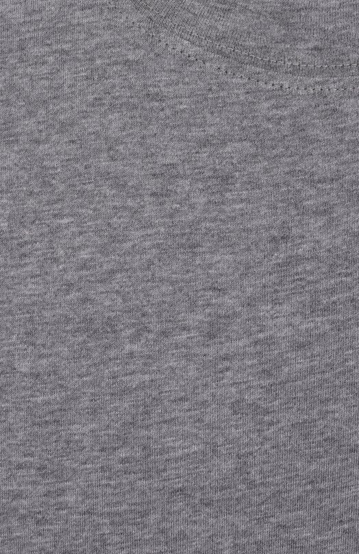 Хлопковая футболка Brunello Cucinelli M0B131308 Серый  M0B131308 Фото 6
