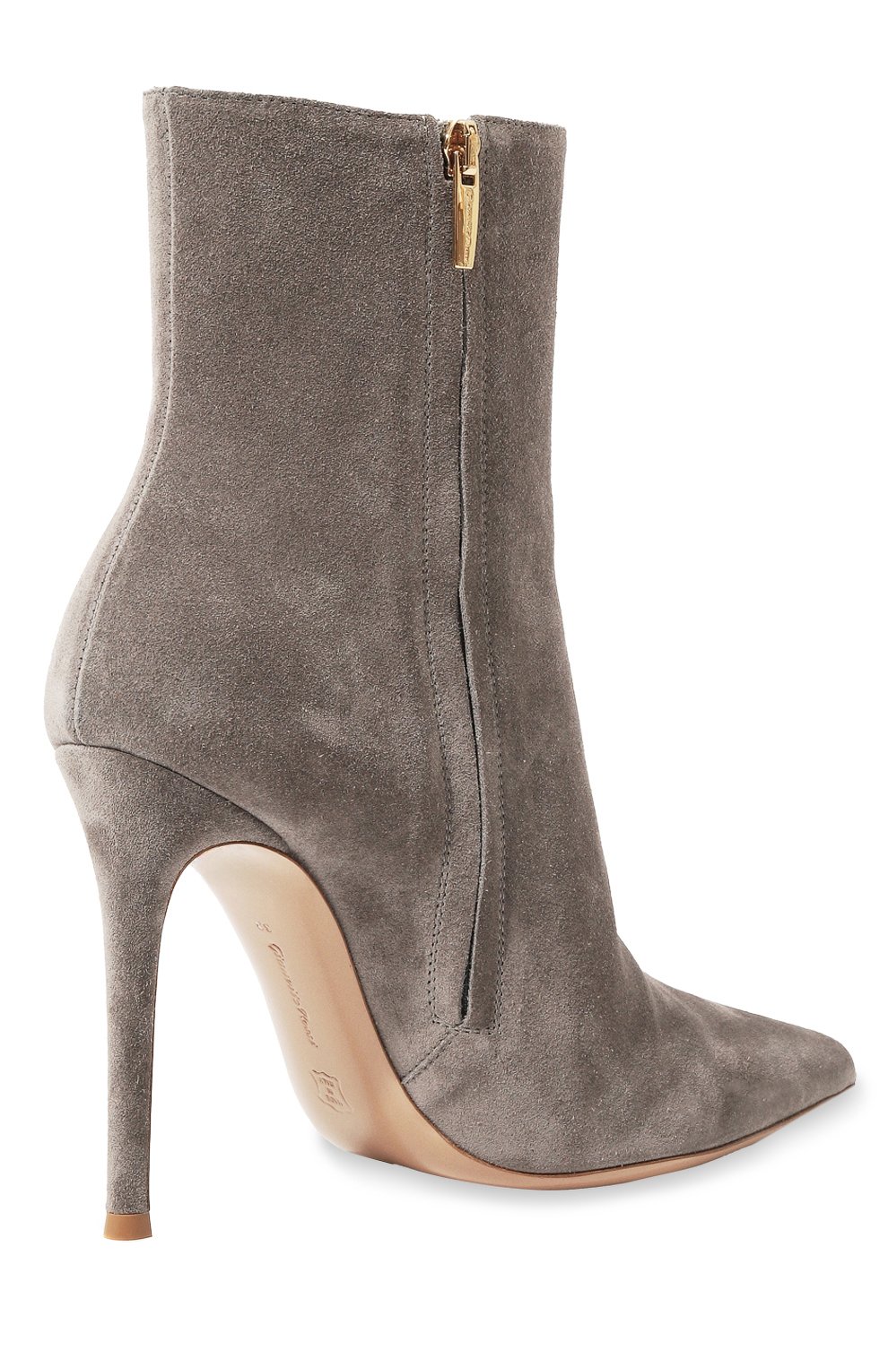 Замшевые ботильоны GIANVITO ROSSI, арт. G73053.15RIC.SUEGREY, фото 5