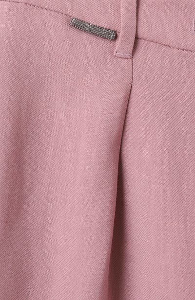 Брюки из вискозы и льна BRUNELLO CUCINELLI, арт. BH126P214C, фото 3