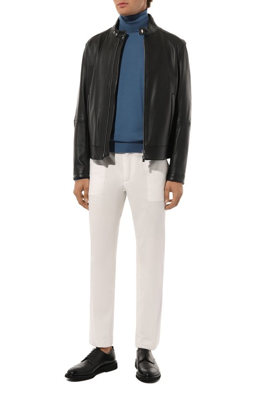 Шерстяная водолазка Dolce & Gabbana GXW05T/JCVZS Синий  GXW05T/JCVZS Фото 2