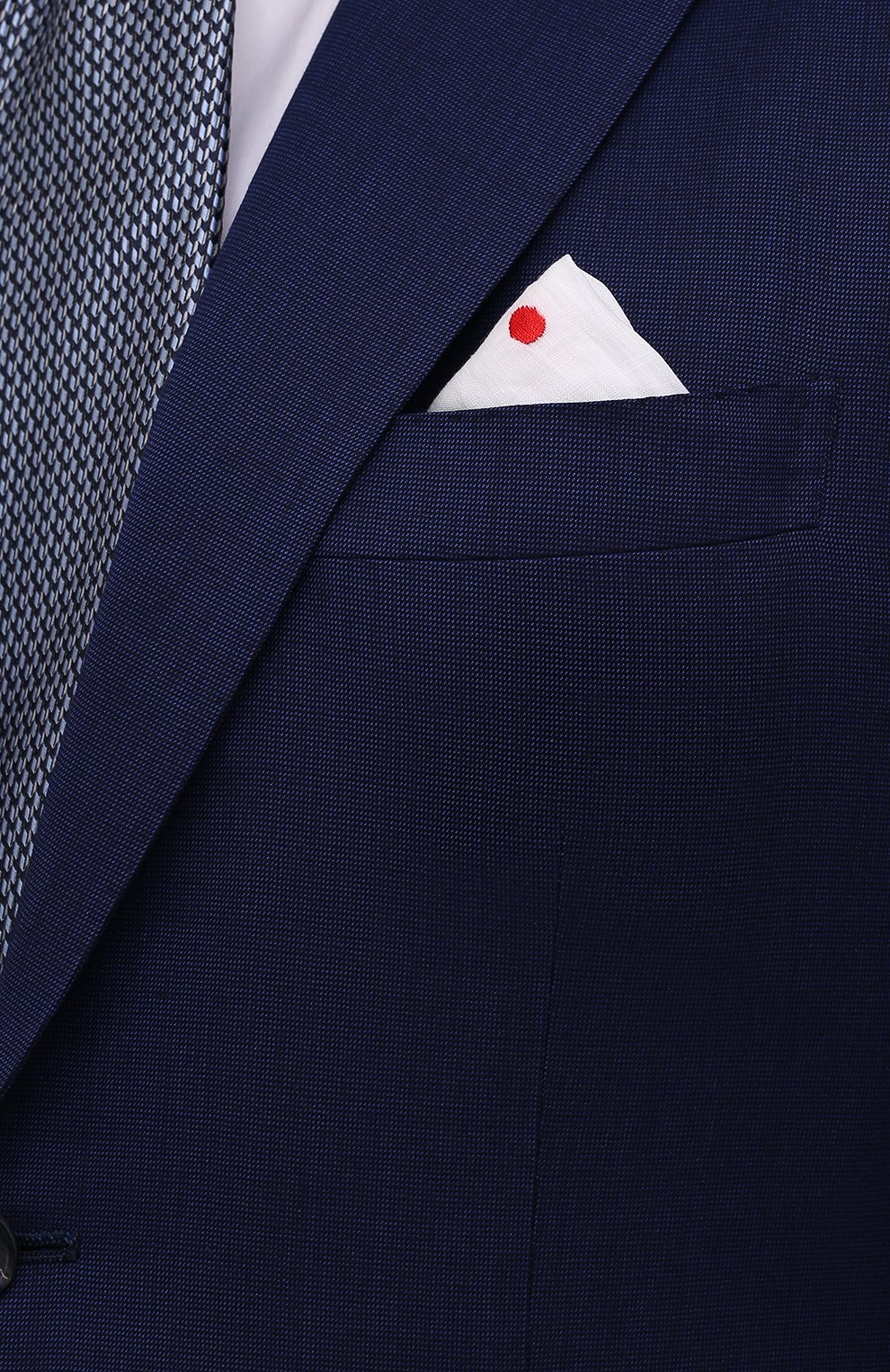 Шерстяной костюм KITON темно-синего цвета по цене 1155000 руб., арт. UA81K06P4409002, фото 6 Шерстяной костюм KITON, арт. UA81K06P4409002, фото 6