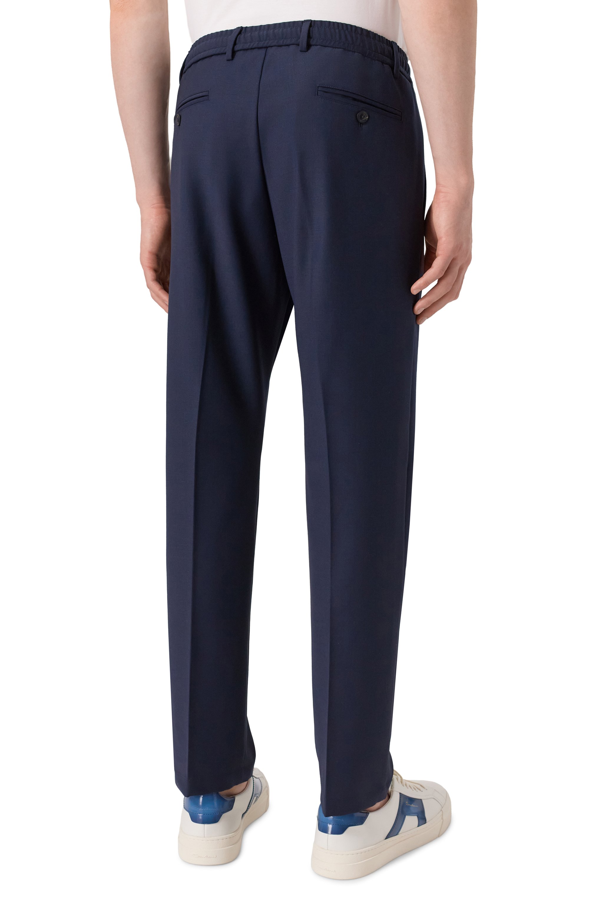 Брюки GRAN SASSO темно-синего цвета по цене 39800 руб., арт. 95103/58200, фото 4 Брюки GRAN SASSO, арт. 95103/58200, фото 4