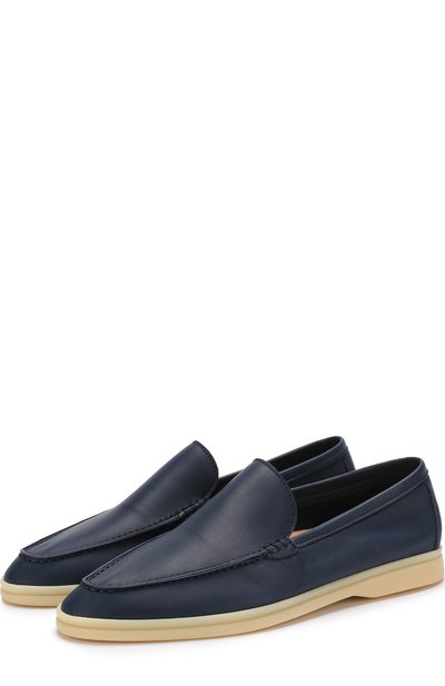 Кожаные лоферы summer walk LORO PIANA, арт. FAI0323, фото 1