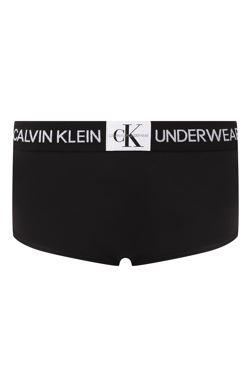 Хлопковые трусы-шорты CALVIN KLEIN черного цвета по цене 2755 руб., арт. QF4922E, фото 1 Хлопковые трусы-шорты CALVIN KLEIN, арт. QF4922E, фото 1