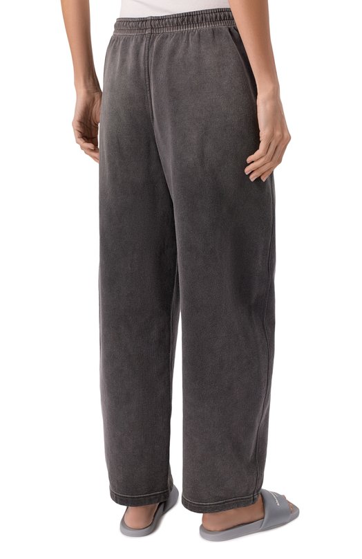 Хлопковые брюки alexanderwang.t 4CC1254011 Серый  4CC1254011 Фото 4