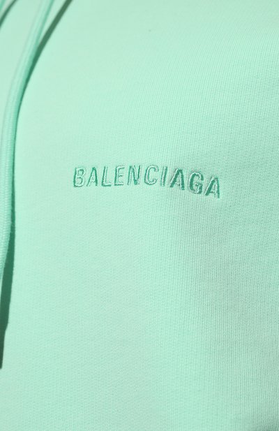 Хлопковое худи BALENCIAGA, арт. 600583/TLVB8, фото 5