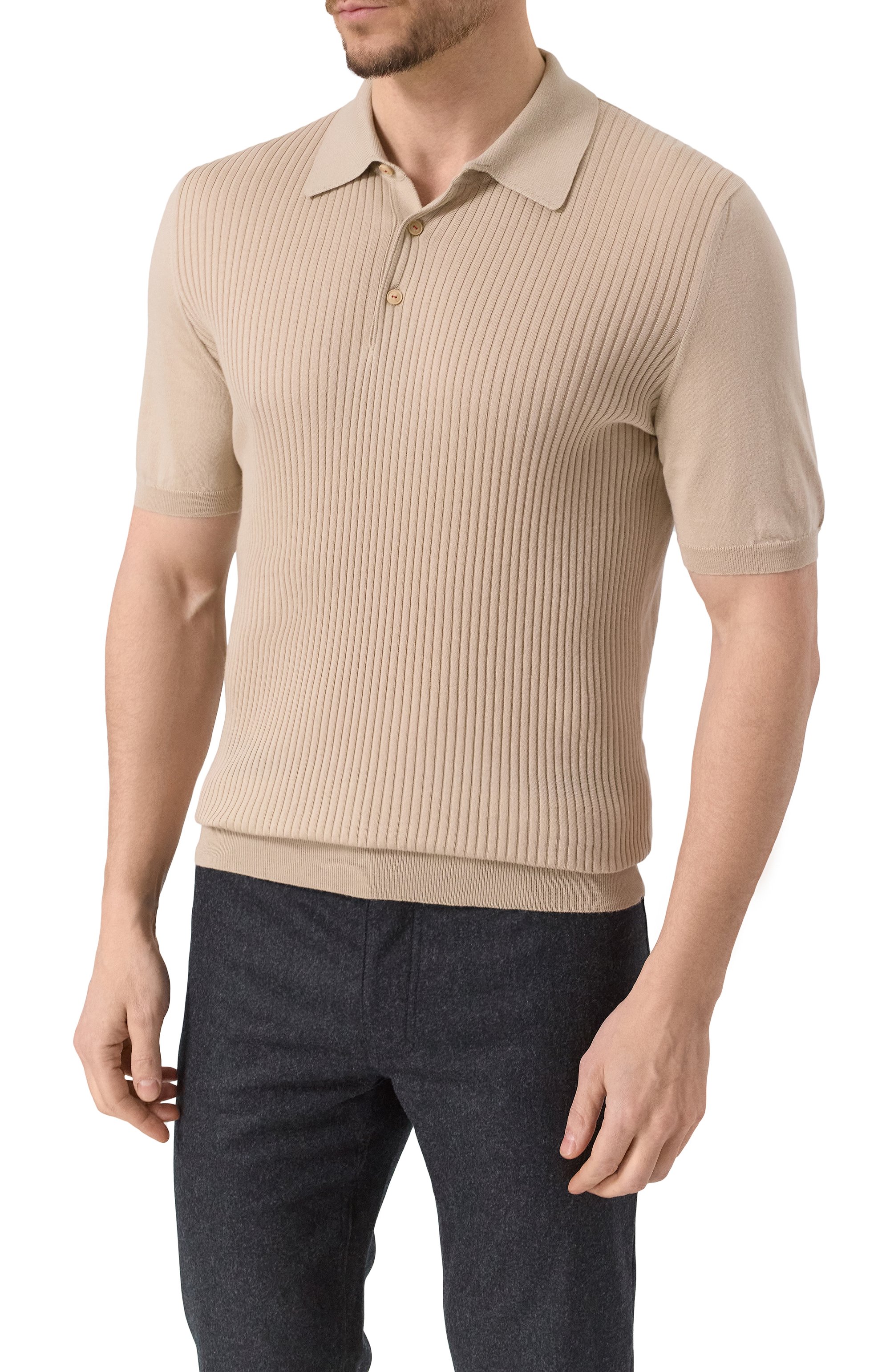 Хлопковое поло KITON, арт. UMK0712120S, фото 3