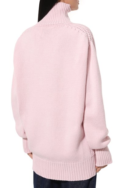 Кашемировый свитер SASUPHI светло-розового цвета по цене 237500 руб., арт. W24603/WS, фото 4 Кашемировый свитер SASUPHI, арт. W24603/WS, фото 4