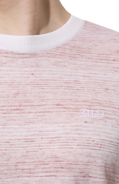 Джемпер из шерсти и шелка ZILLI, арт. KRN002M0347VHST00, фото 5