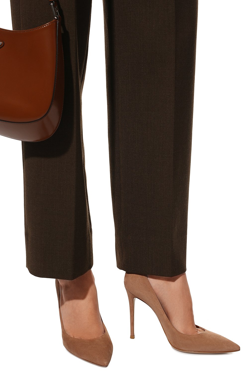 Замшевые туфли gianvito 105 GIANVITO ROSSI бежевого цвета по цене 89950 руб., арт. G28470.15RIC.CAMPRAL, фото 3 Замшевые туфли gianvito 105 GIANVITO ROSSI, арт. G28470.15RIC.CAMPRAL, фото 3