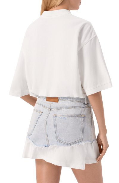 Комбинированное платье ALEXANDER WANG, арт. 4DC3266121, фото 4