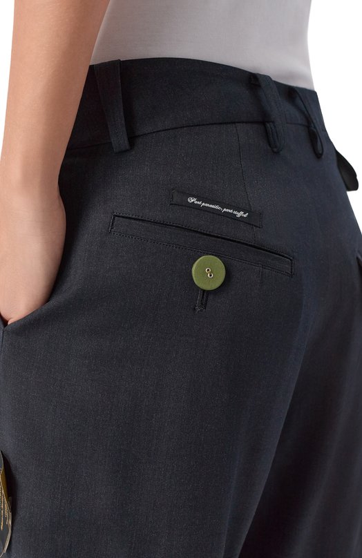 Шерстяные брюки Undercover UC2E1508-6 Серый  UC2E1508-6 Фото 5