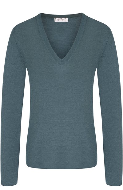 Женский пуловер из смеси кашемира и шелка BRUNELLO CUCINELLI, арт. M13800002