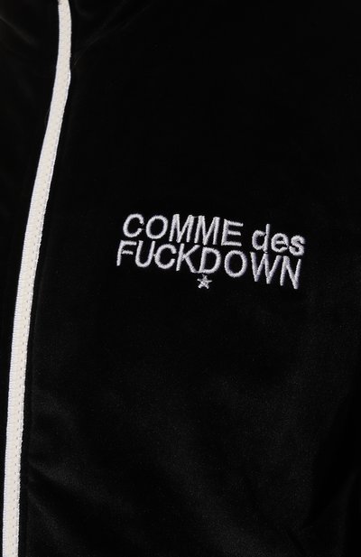 Толстовка из вискозы COMME DES FUCKDOWN черного цвета по цене 19950 руб., арт. CDFD2045, фото 5 Толстовка из вискозы COMME DES FUCKDOWN, арт. CDFD2045, фото 5
