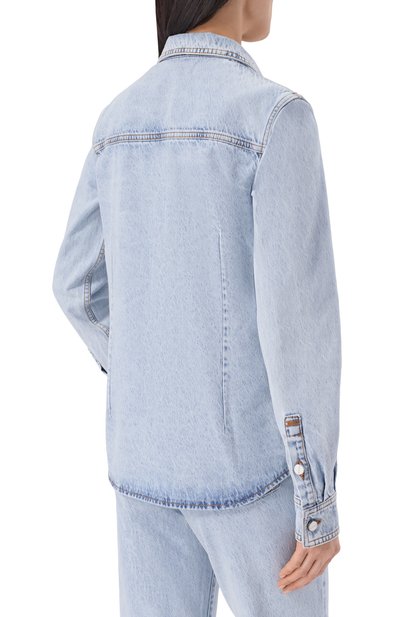 Джинсовая рубашка KITON, арт. DJ59401K0926H, фото 4