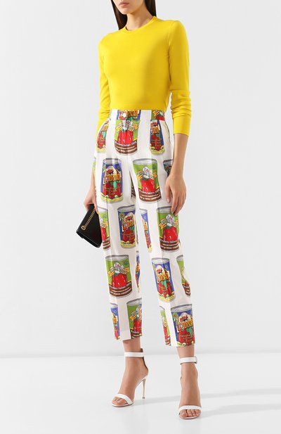 Хлопковые брюки DOLCE & GABBANA, арт. FTA2VT/HS5EF, фото 2