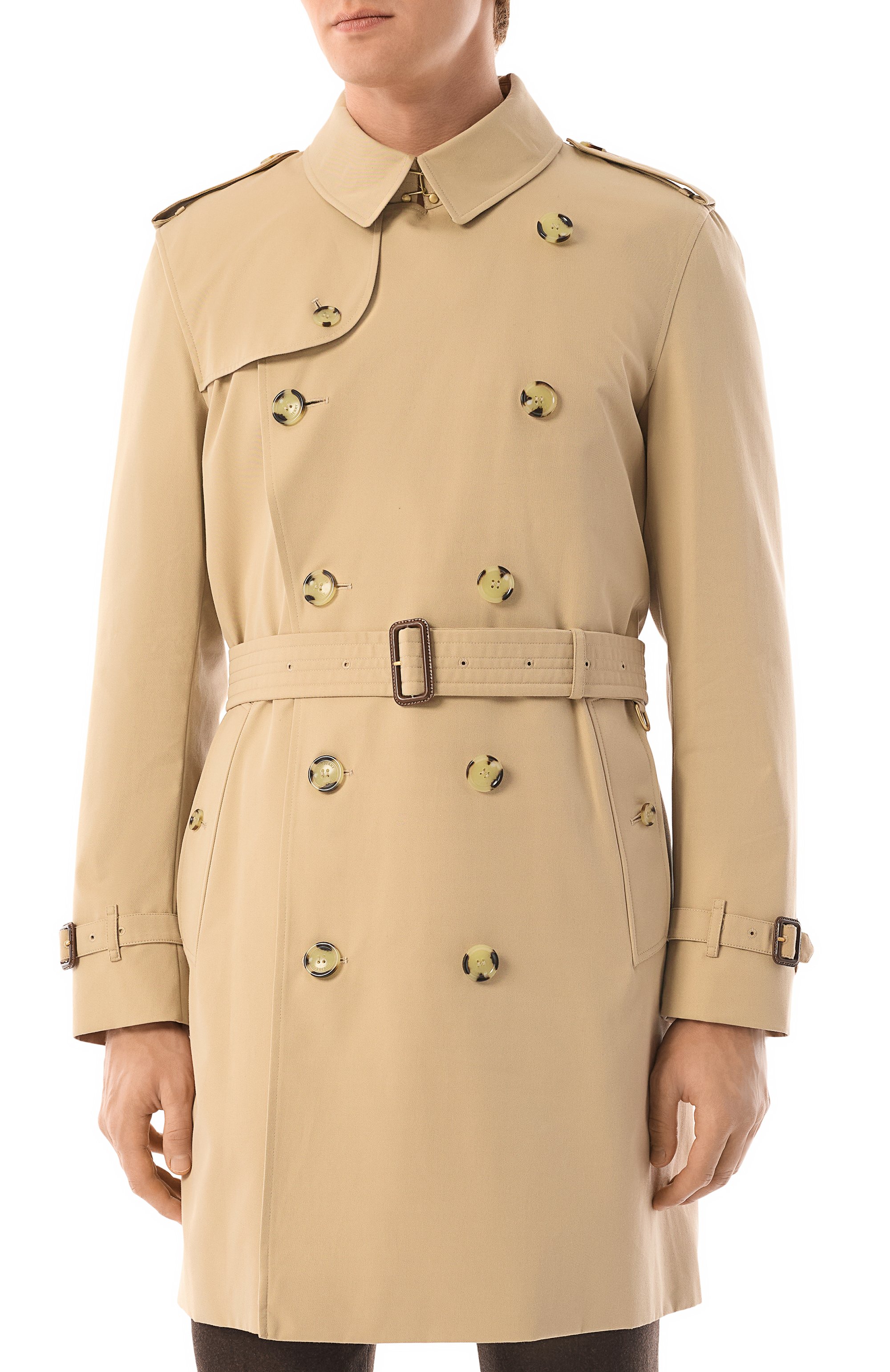 Хлопковый тренч BURBERRY, арт. 8079388, фото 3