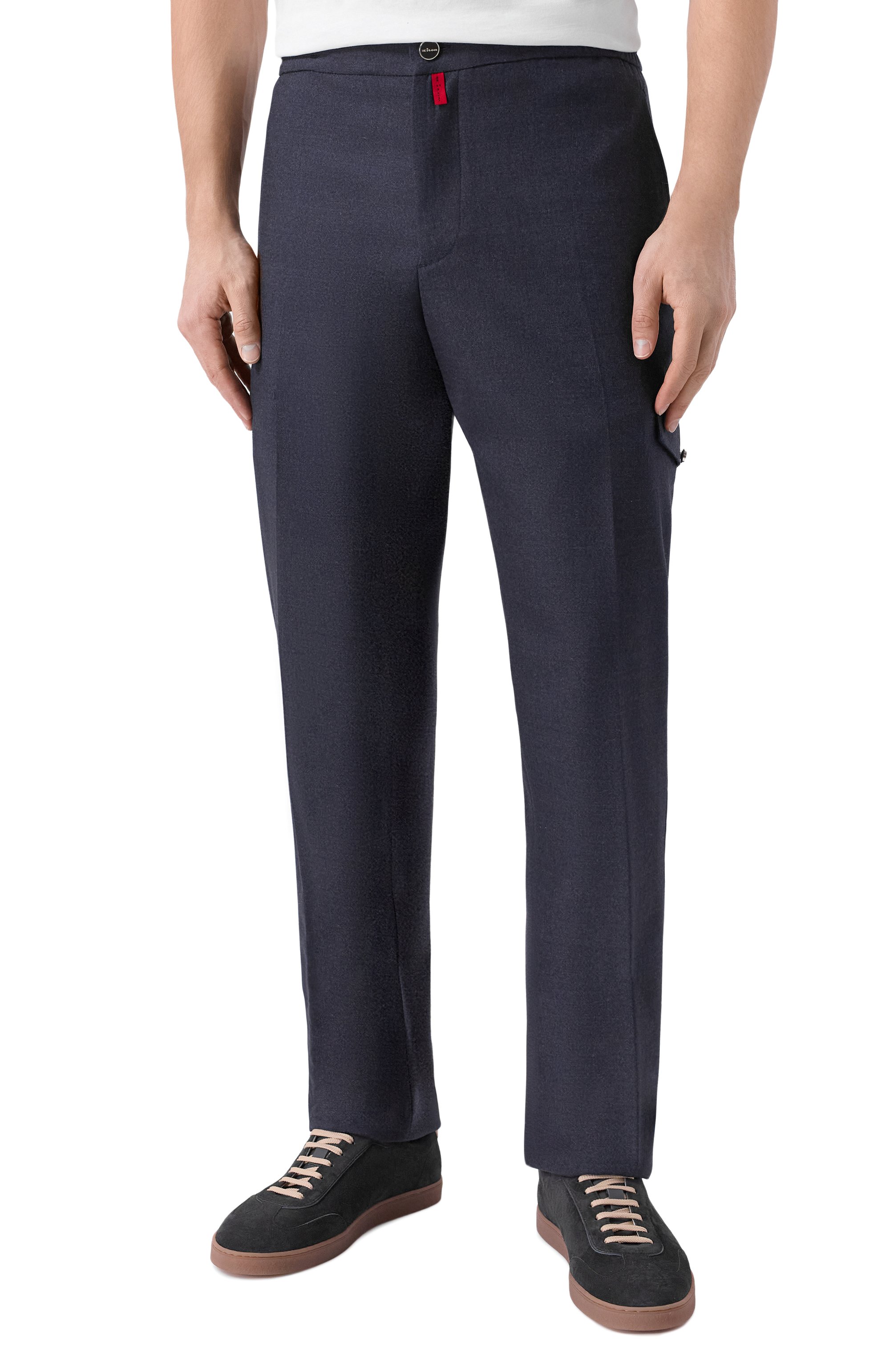 Шерстяные брюки KITON, арт. UPLACTRK0170H03, фото 3