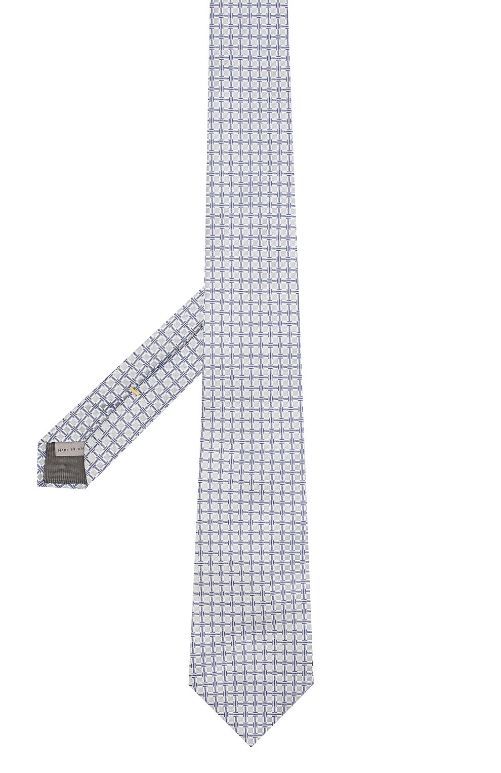 Шелковый галстук CANALI светло-серого цвета по цене 13250 руб., арт. 18/HJ02098, фото 2 Шелковый галстук CANALI, арт. 18/HJ02098, фото 2