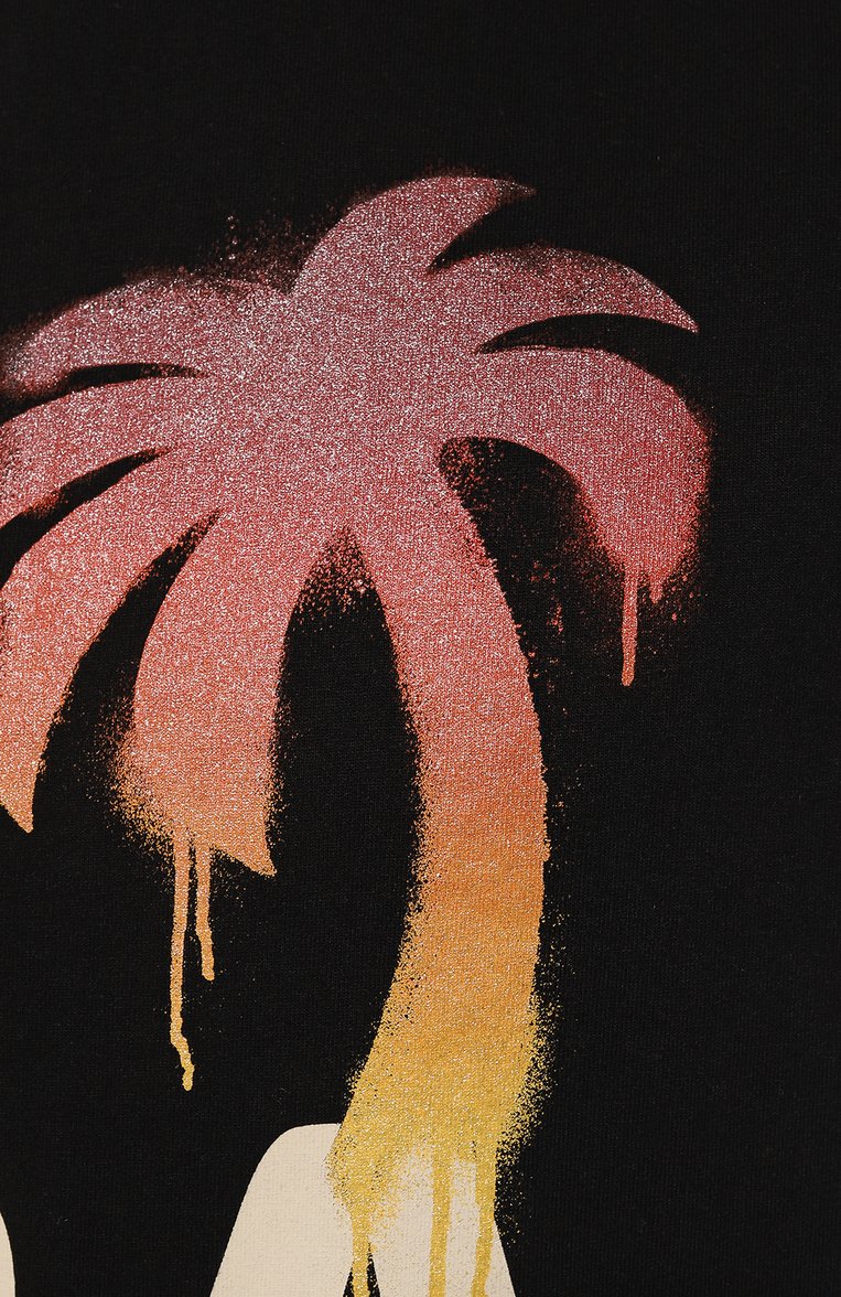 Хлопковая футболка PALM ANGELS, арт. PMAA001F23JER0011025, фото 1