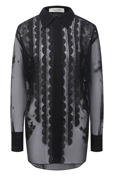 Женская шелковая блузка VALENTINO, арт. UB0AB1S01C8