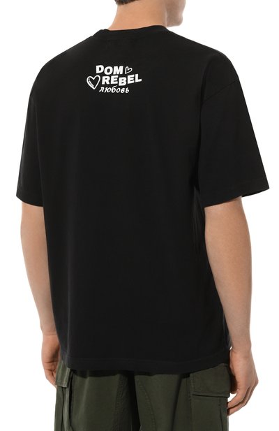 Хлопковая футболка DOMREBEL, арт. RUSSIA HAT/T-SHIRT, фото 4