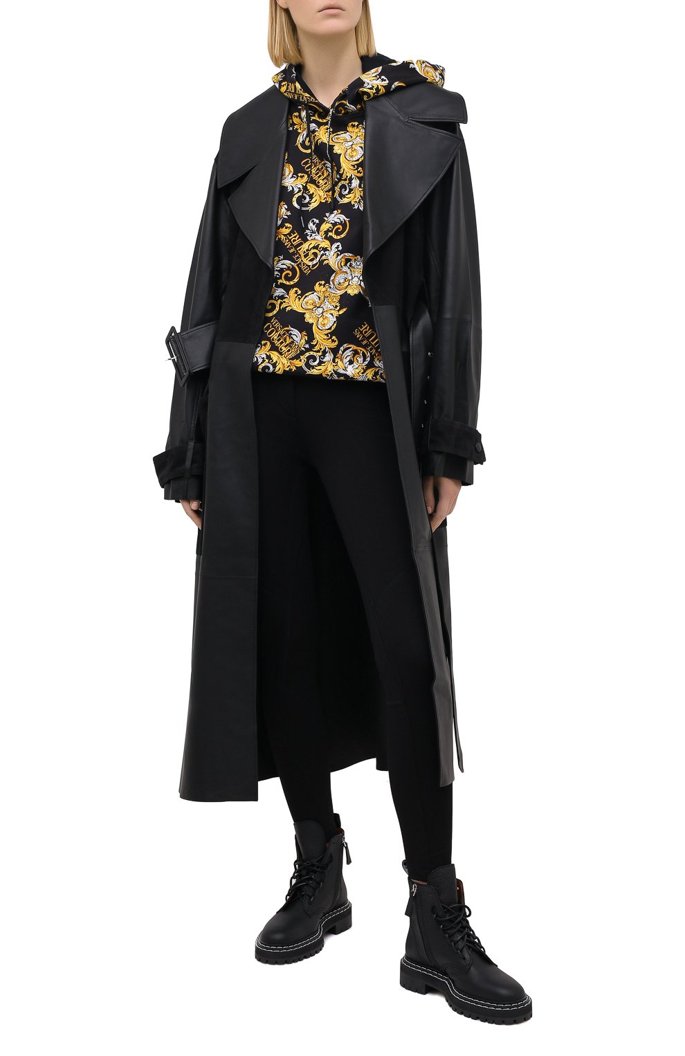 Хлопковое худи VERSACE JEANS COUTURE, арт. B6HZA797-ZDP308 H00D REG. PRINT/S0830, фото 2