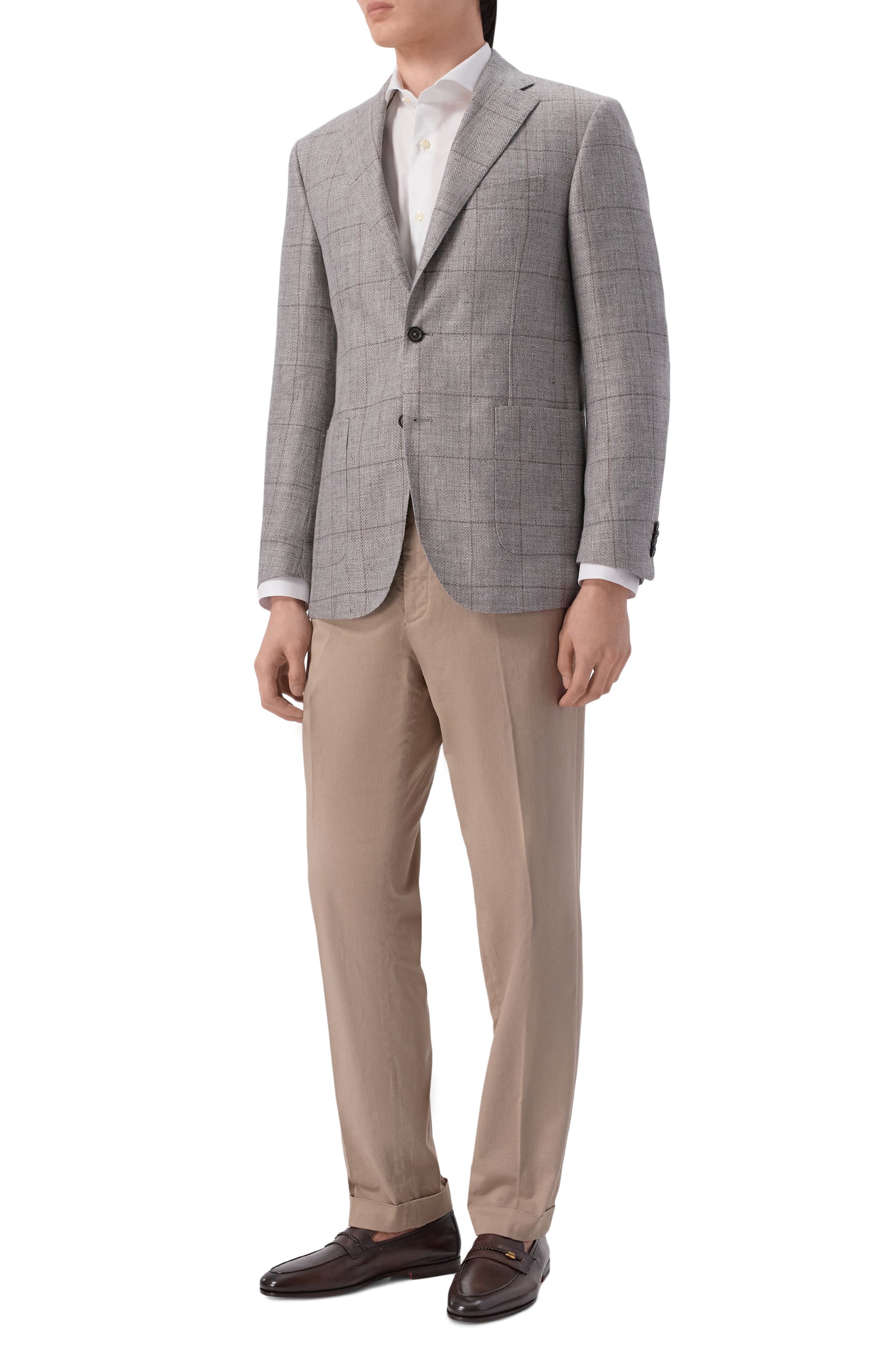 Кожаные лоферы carlos SANTONI темно-коричневого цвета по цене 127000 руб., арт. MCNG19284SA4SNU0, фото 2 Кожаные лоферы carlos SANTONI, арт. MCNG19284SA4SNU0, фото 2