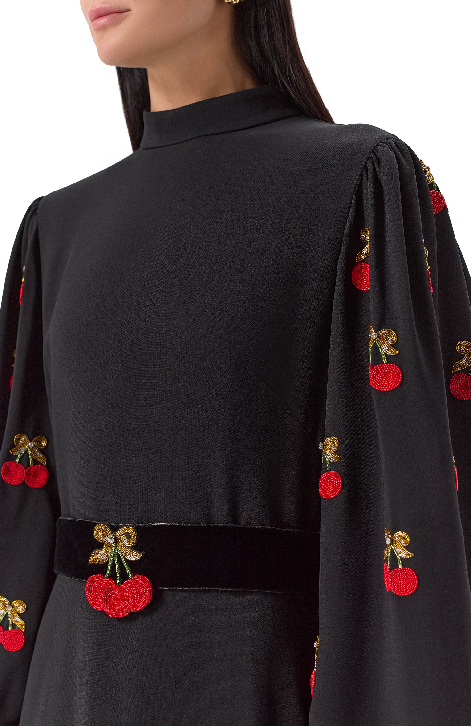 Платье из вискозы VALENTINO, арт. 7B3VDLV5/9MT, фото 4