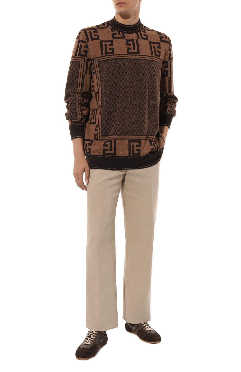 Шерстяной свитер BALMAIN, арт. BH0KD000/KF34, фото 2