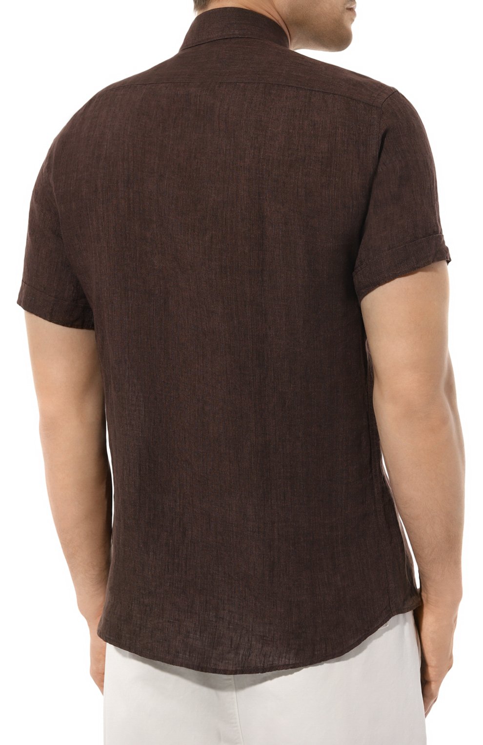 Льняная рубашка ZEGNA, арт. UDX38A7/SCF5, фото 4