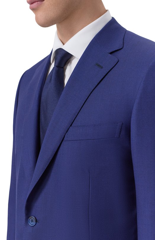 Шерстяной костюм Brioni RA009L/01A4C Синий  RA009L/01A4C Фото 6