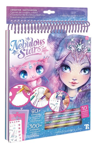 Набор для раскрашивания неоновый скетчбук nebulia PAREMO, арт. 11101_NSDA