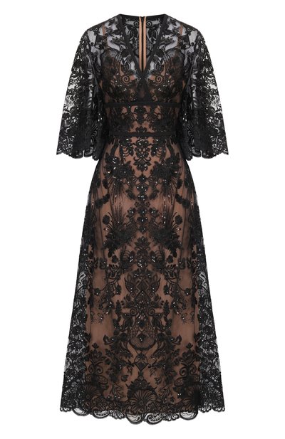 Женское платье из шелка и вискозы ELIE SAAB, арт. D1004NR26/TUL02