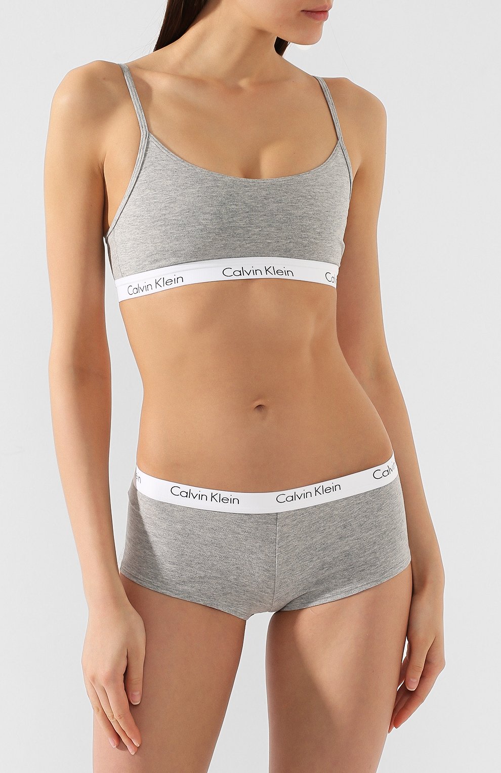 Хлопковые шорты с логотипом бренда CALVIN KLEIN, арт. QF1370E, фото 2