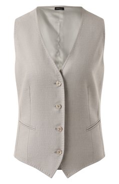 Жилет из шелка и шерсти KITON, арт. D47456K0905C, фото 1