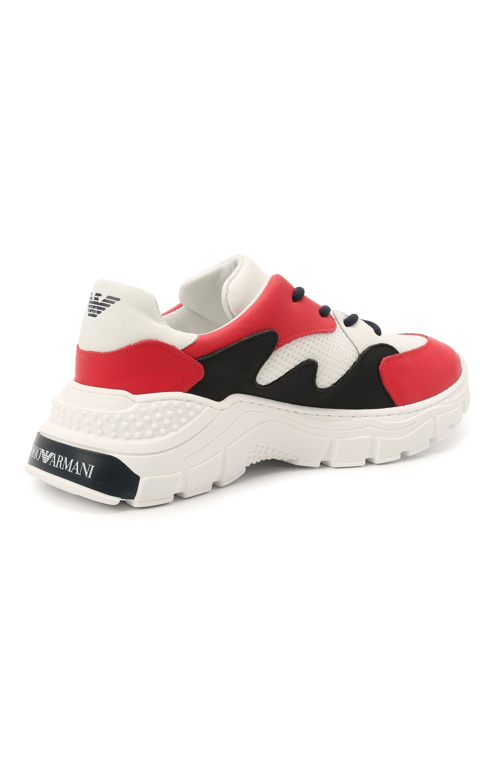 Кожаные кроссовки EMPORIO ARMANI, арт. XYX008/X0I46/35-40, фото 3