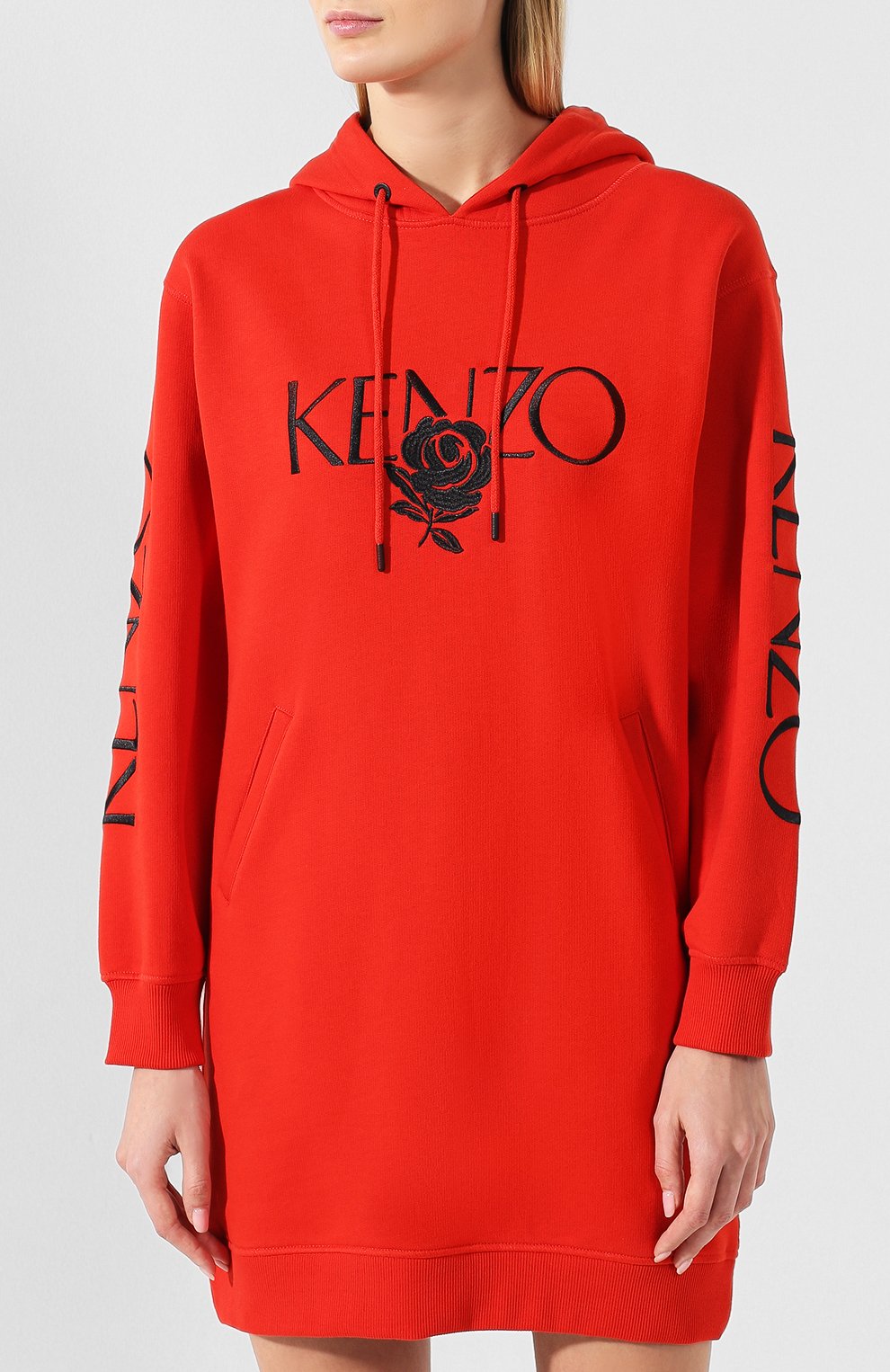 Хлопковое платье KENZO, арт. 2R0700952, фото 3