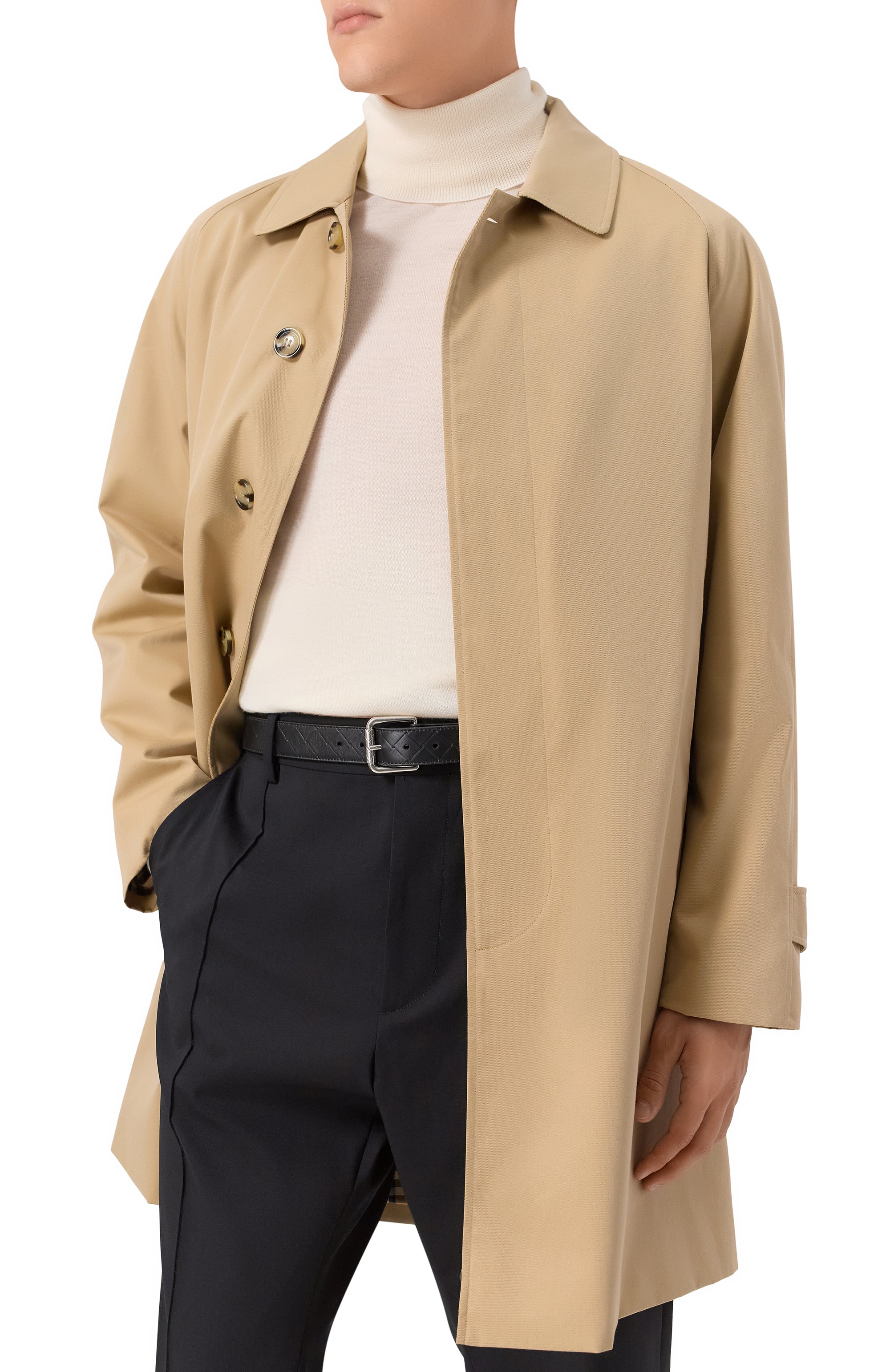 Кожаный ремень BOTTEGA VENETA черного цвета по цене 69950 руб., арт. 837724/V0AQ1, фото 2 Кожаный ремень BOTTEGA VENETA, арт. 837724/V0AQ1, фото 2