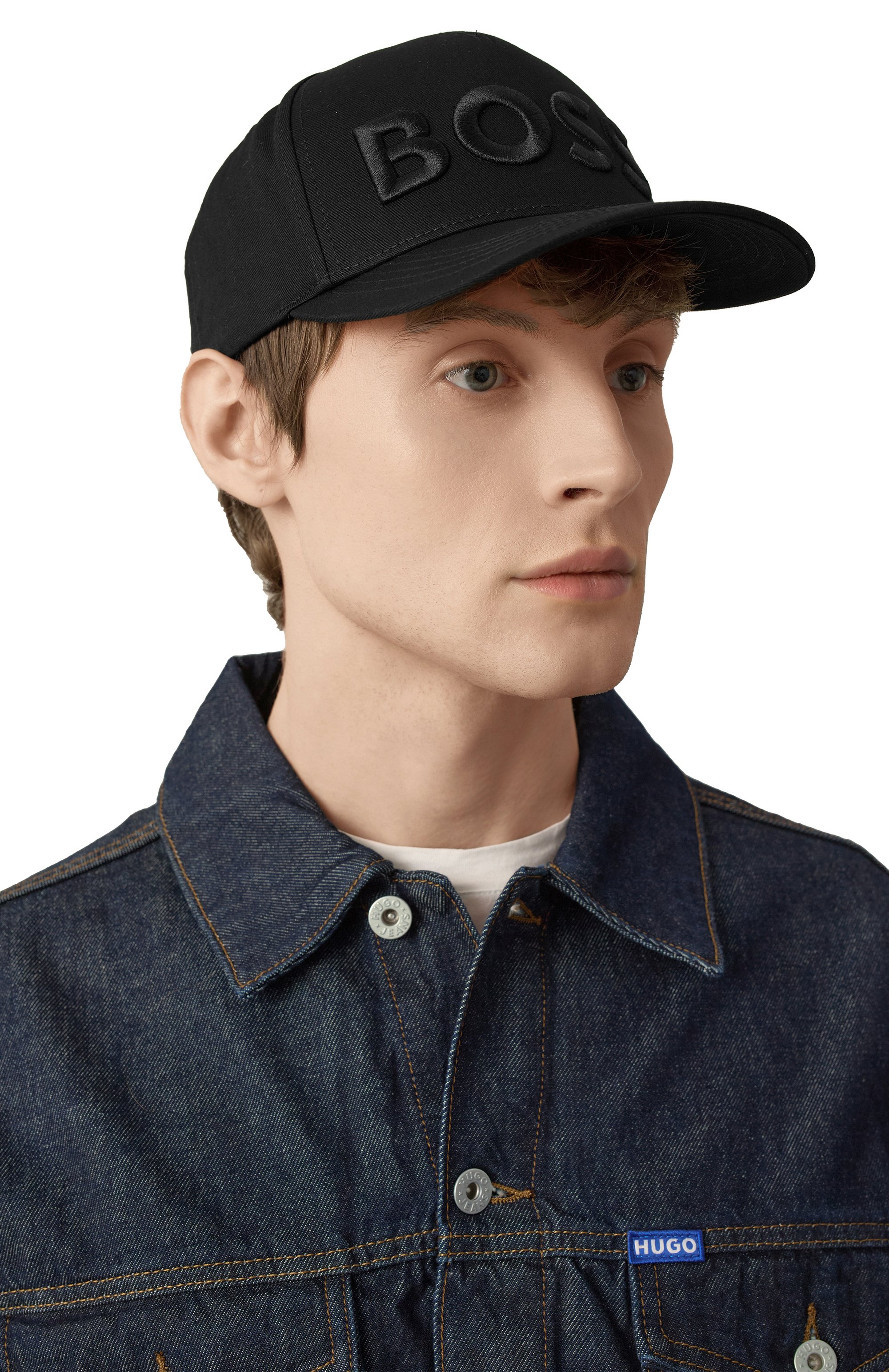 Хлопковая бейсболка BOSS, арт. 50536482, фото 2