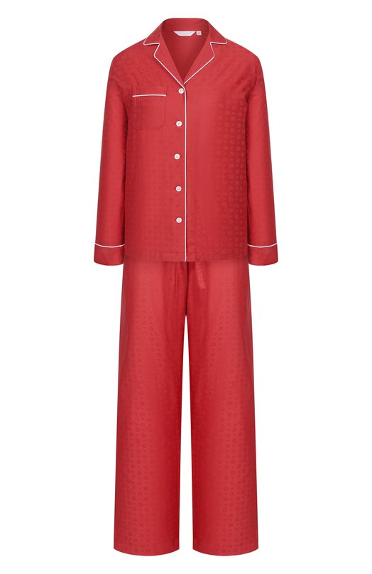 Хлопковая пижама Derek Rose 2012/KATE013 Красный 2012/KATE013