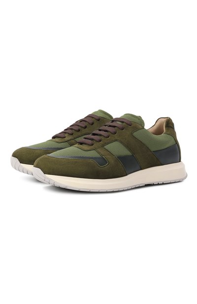 Мужские текстильные кроссовки MVST, арт. SNEAKER 7/CALFSKIN+SUEDE+NYL0N