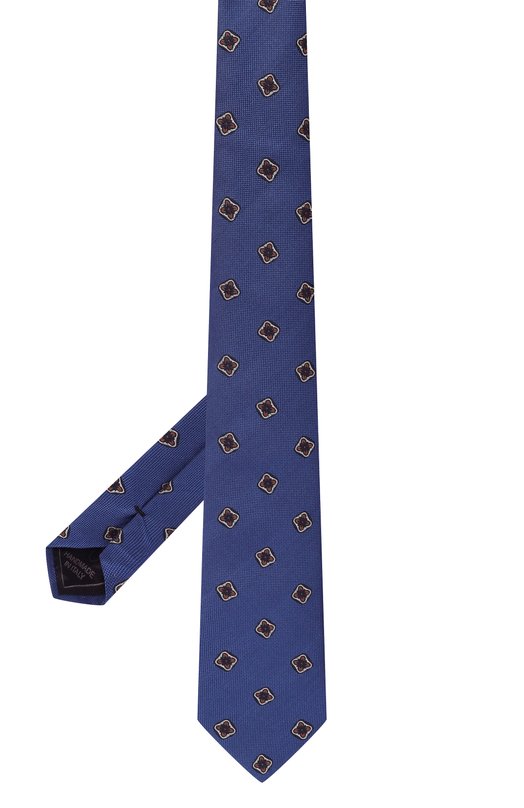 Шелковый галстук Brioni O61D00-PC456 Синий  O61D00-PC456 Фото 3