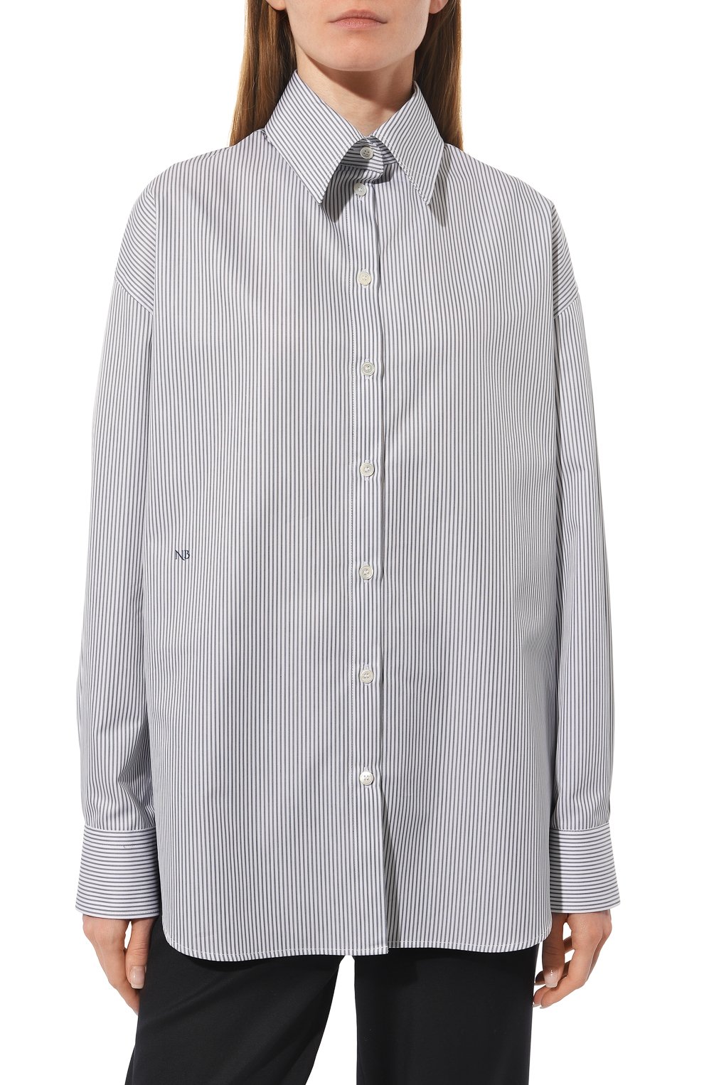 Хлопковая рубашка NOBLE&BRULEE, арт. NB001NB/150822/14, фото 3