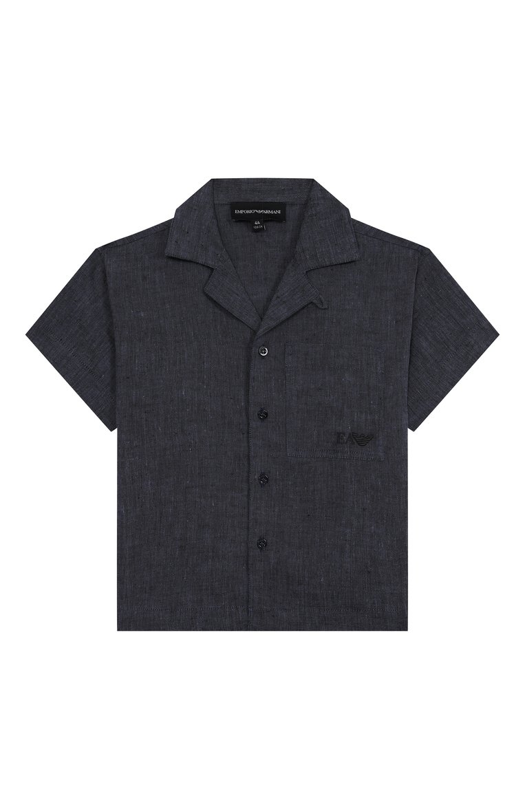 Льняная рубашка EMPORIO ARMANI, арт. EB000075/AF12878, фото 1