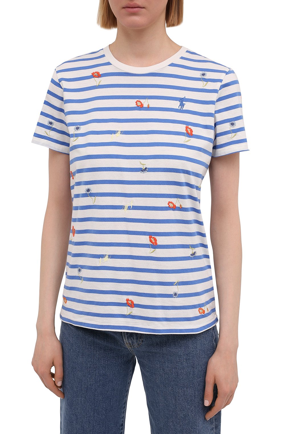 Хлопковая футболка POLO RALPH LAUREN, арт. 211838141, фото 3