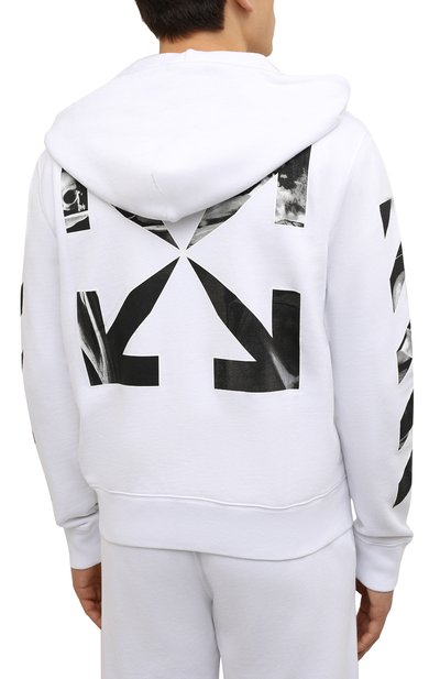 Хлопковая толстовка OFF-WHITE, арт. 0MBE001F21FLE009, фото 4